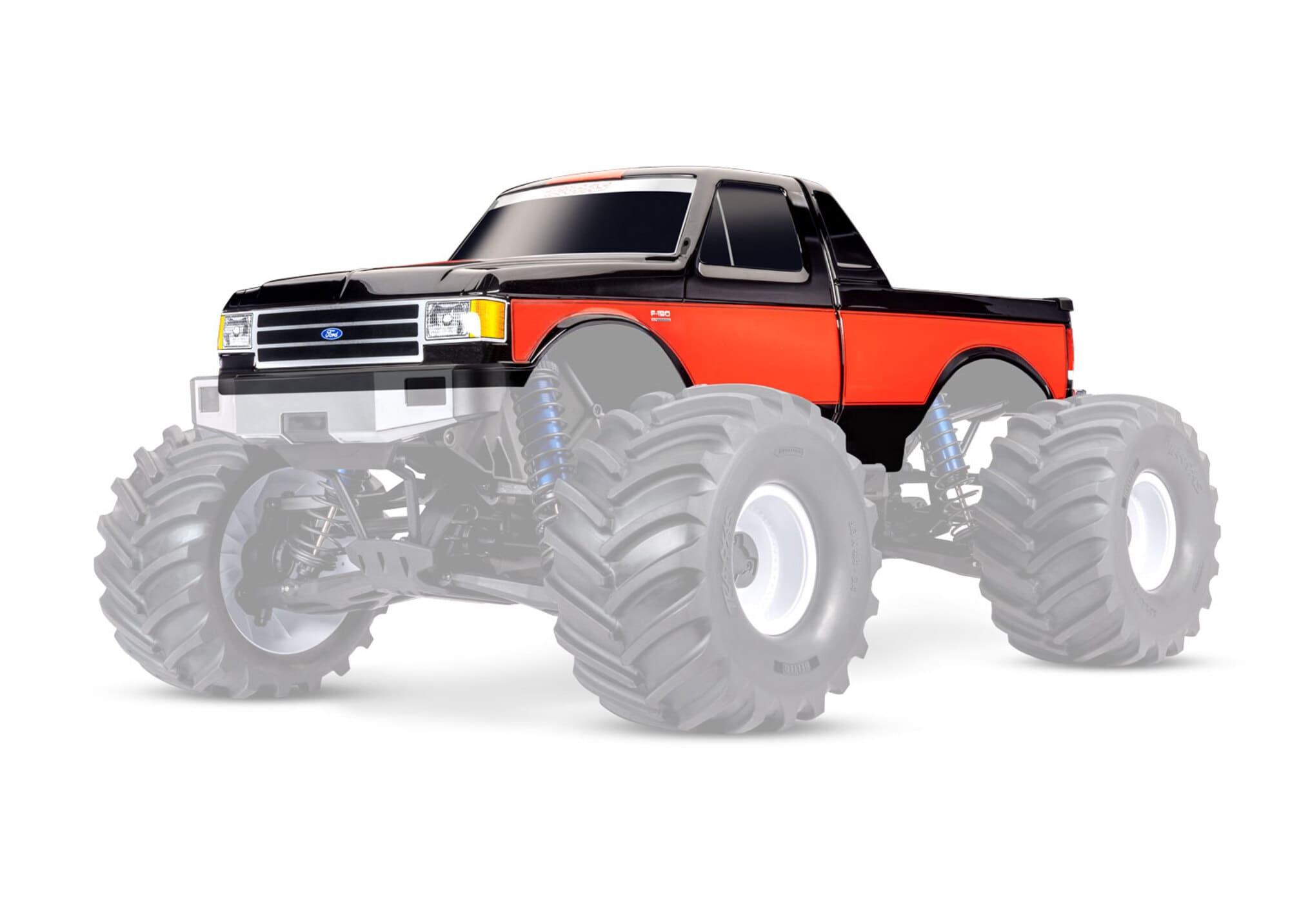 Traxxas Ford F-150 Body Black fuer X-Maxx Traxxas Ford F-150 Karosserie schwarz fuer X-Maxx - lackiert mit Decals