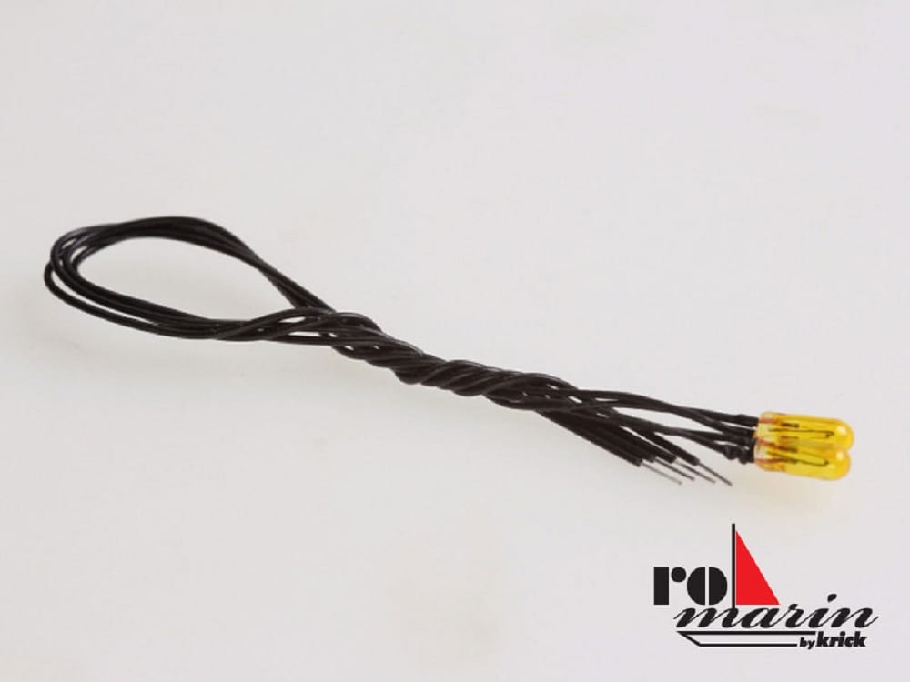 Romarin Gluehlampen gelb 6V D2_3 mm _VE2_ - RC-Zubehoer