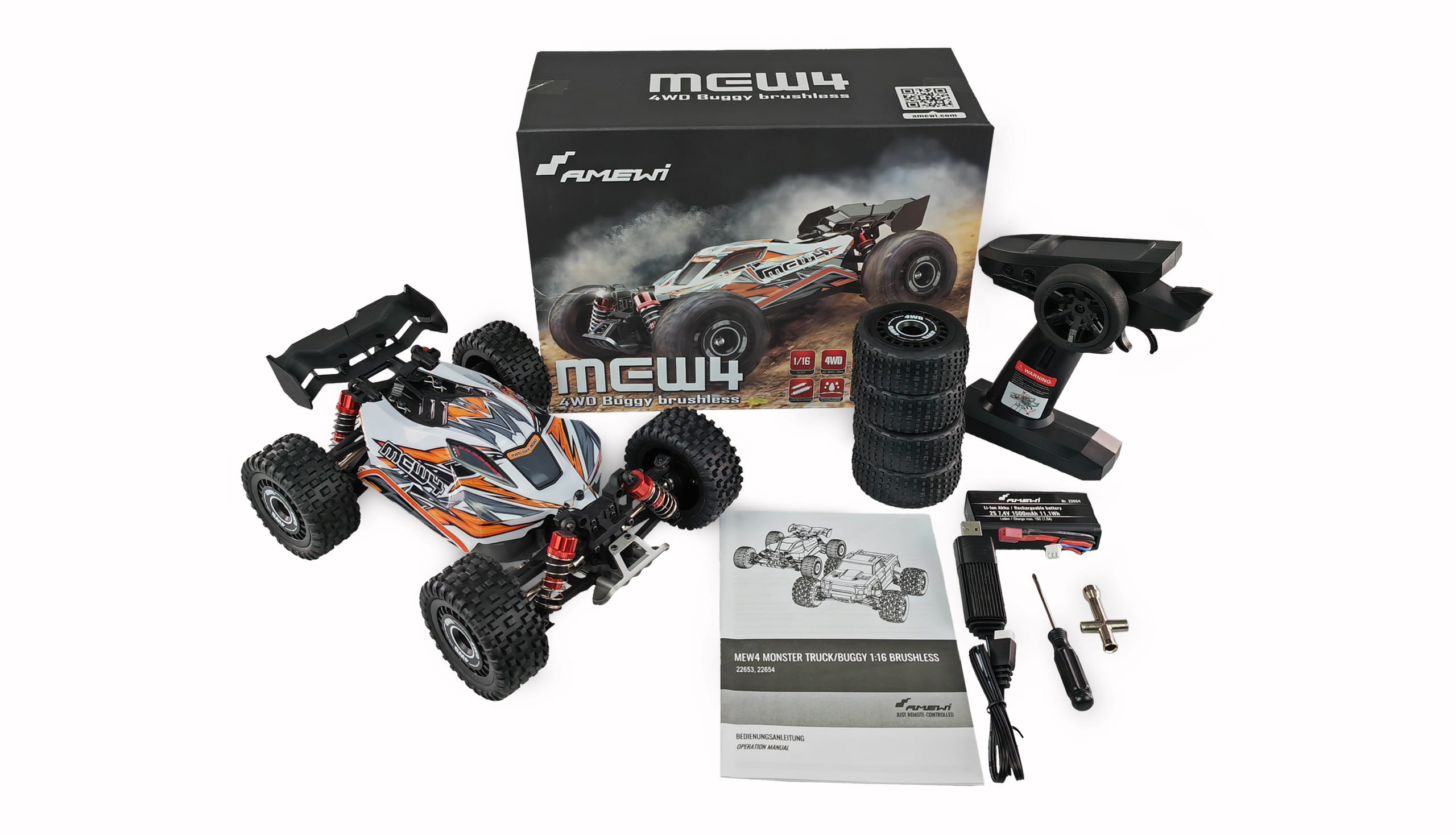 Amewi MEW4 Buggy brushless 4WD 1:16 RTR
