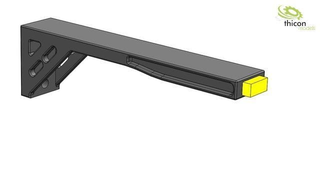 Thicon 1:14/1:16 Begrenzungsleuchten LED gelb mit Halter 2Stück Thicon 1:14/1:16 Begrenzungsleuchten LED gelb mit Halter 2Stück