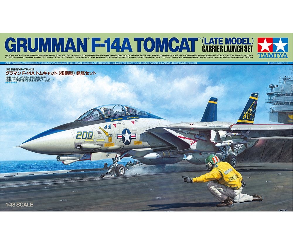 Tamiya 1_48 Grumman F-14A Flzg-Traegerstart Spae. - RC-Zubehoer
