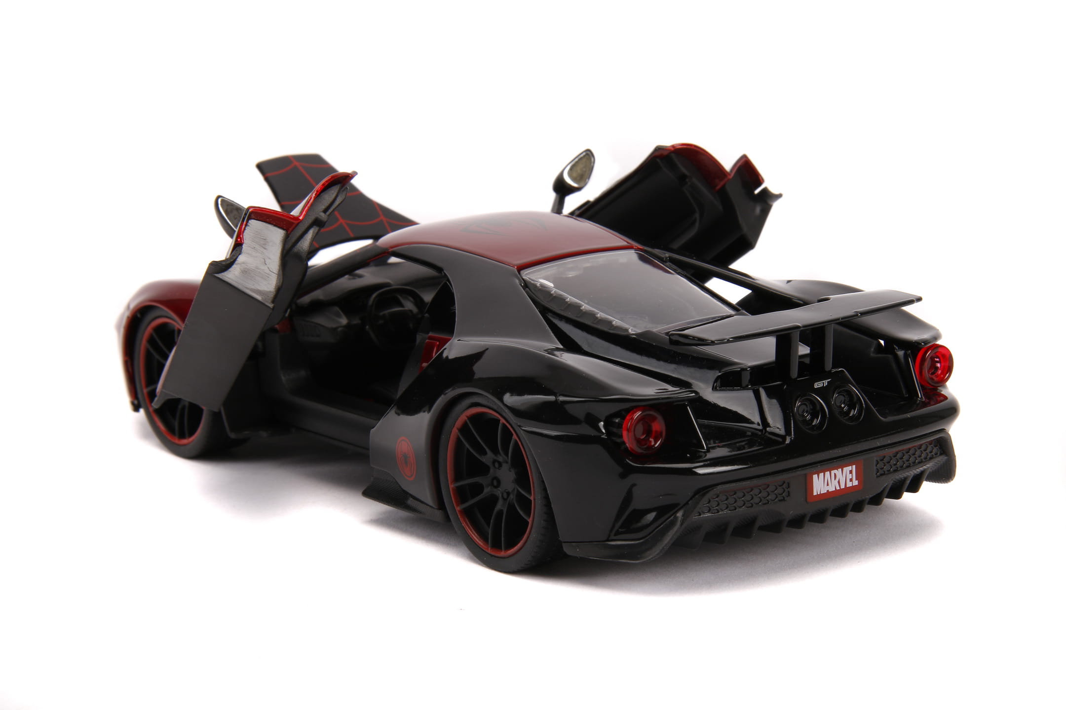 Jada Marvel 2017 Ford GT 1:24 Modellauto Ro-schw.