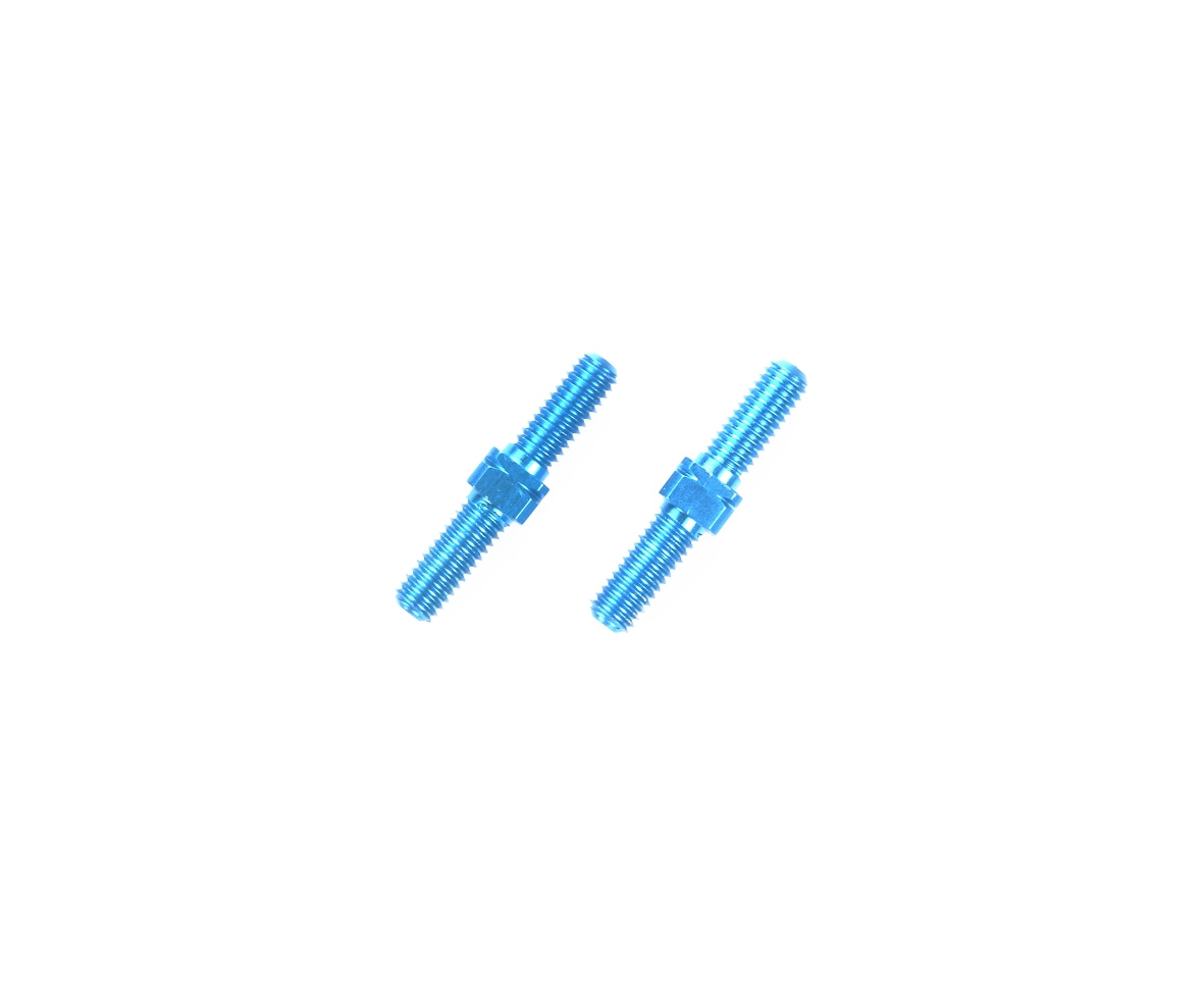 Tamiya Alu Li/Re-Gewindestangen 3x18mm (2) blau