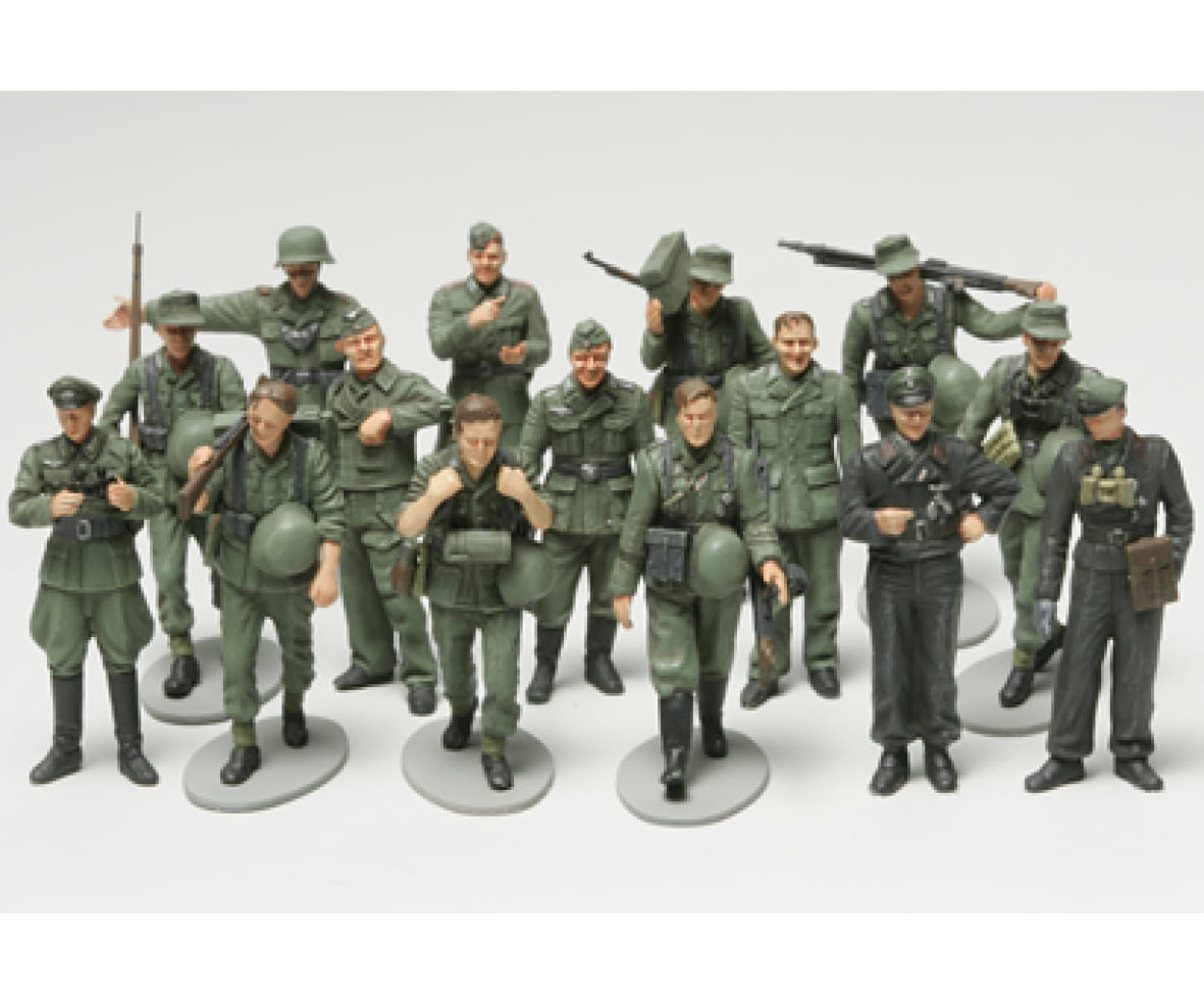 Tamiya Figuren Set Deutsche Infantrie Manöver (15) 1:48 Plastik Modellbau Militär Bausatz