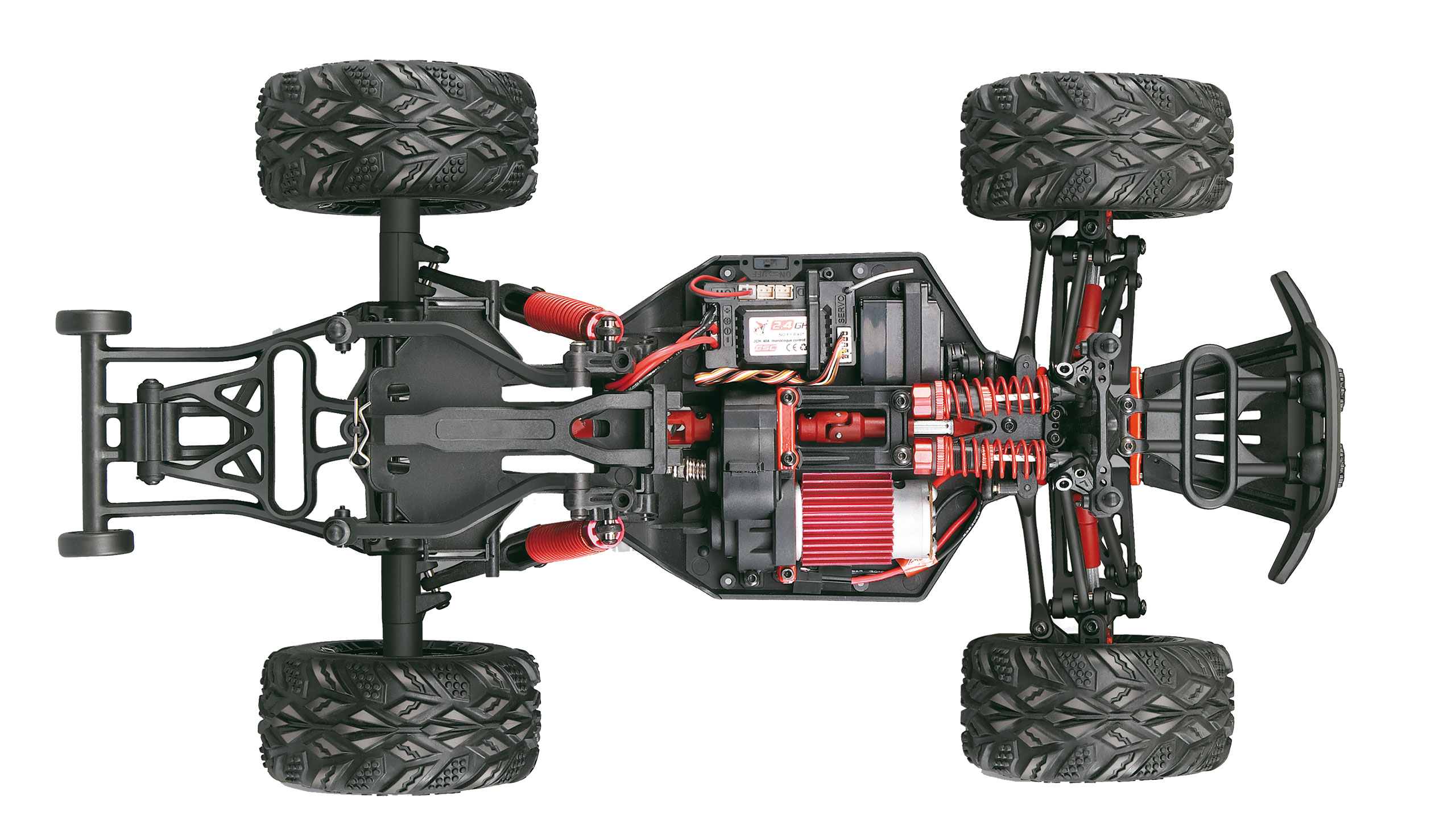 Amewi 1:12 Elektro X-King 4WD Monstertruck 2,4Ghz RTR