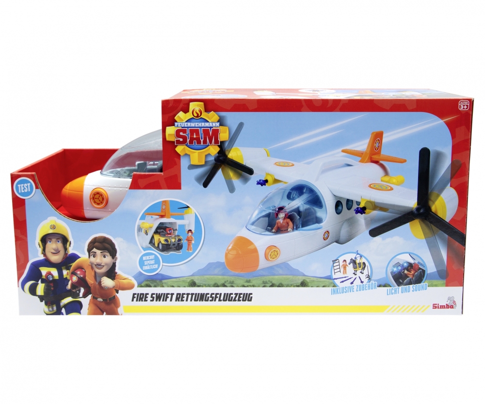 Simba Toys Sam Fire Swift Rettungsflugzeug