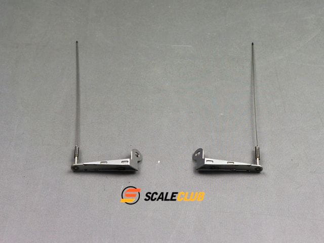 ScaleClub Spiegelantenne mit Halter rechts aus V2A für Scania