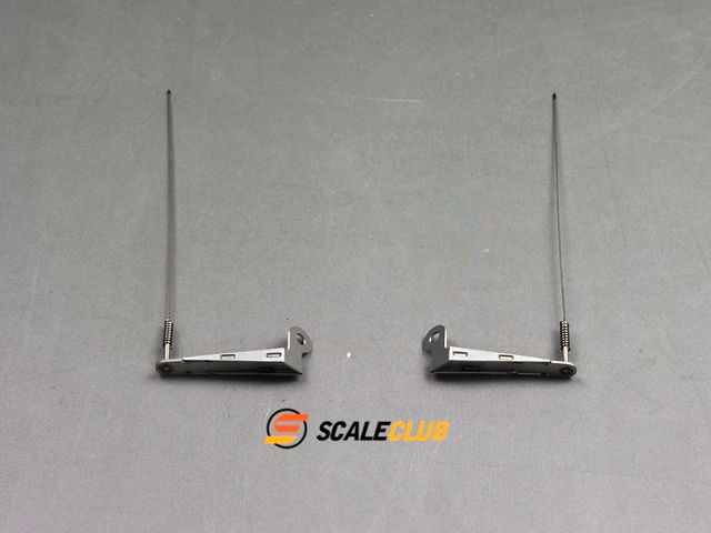 ScaleClub Spiegelantenne mit Halter rechts aus V2A fuer Scania - RC-Zubehoer