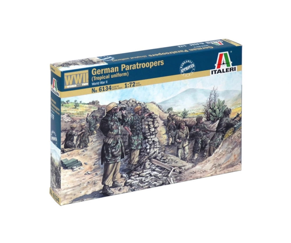 Italeri 1:72 WWII De.Fallschirmtruppe Trop.Unif.