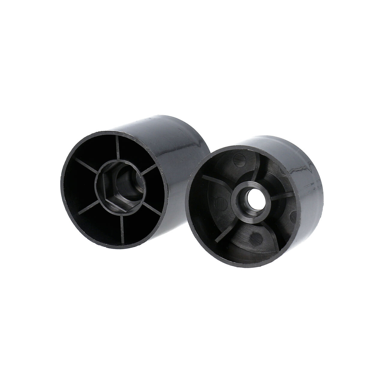 Robitronic Scalpel Felgen Set Vorne und Hinten Schwarz - RC-Zubehoer