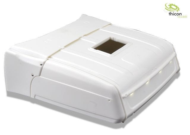 Lesu 1_14 Hochdach fuer Scania R620 mit LED unlackiert - RC-Zubehoer