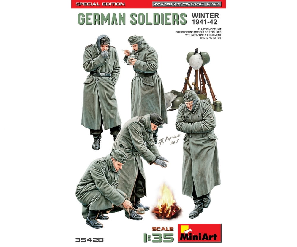 MiniArt 1_35 Figuren Set Dt_ Soldaten WW II Sp_Ed. - RC-Zubehoer