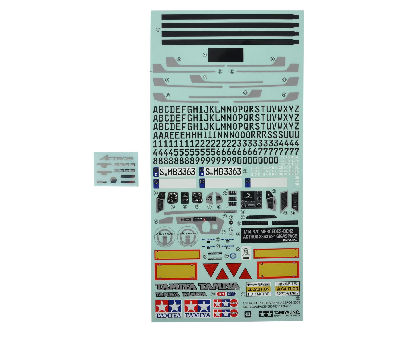 Tamiya Sticker MB Actros 3363 / 56348