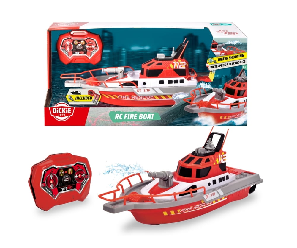 Dickie RC Fire Boat, RTR