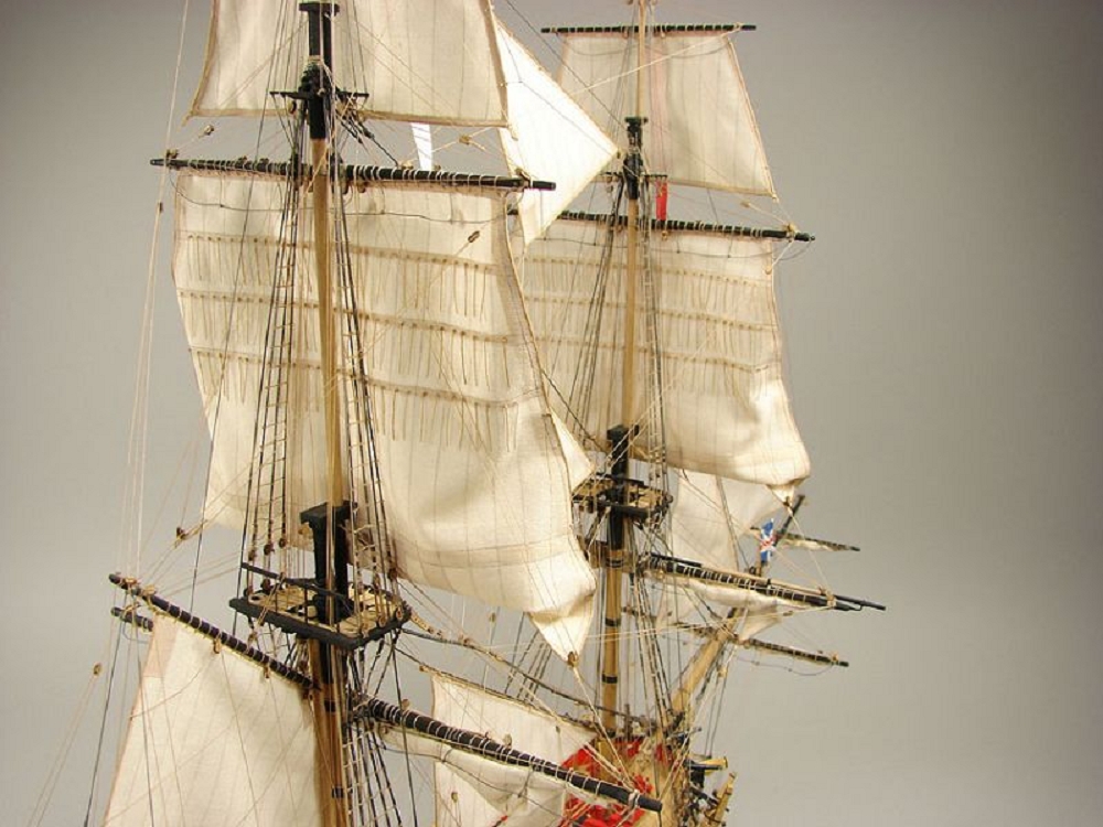 Shipyard HMS Wolf The 10 Gun Sloop 1752 Laser Cut 1:72 Kartonbausatz