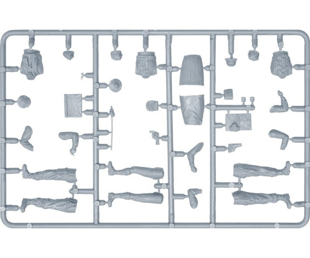 Plastikmodellbau von Miniart 1-35 fig brit offiziere 5