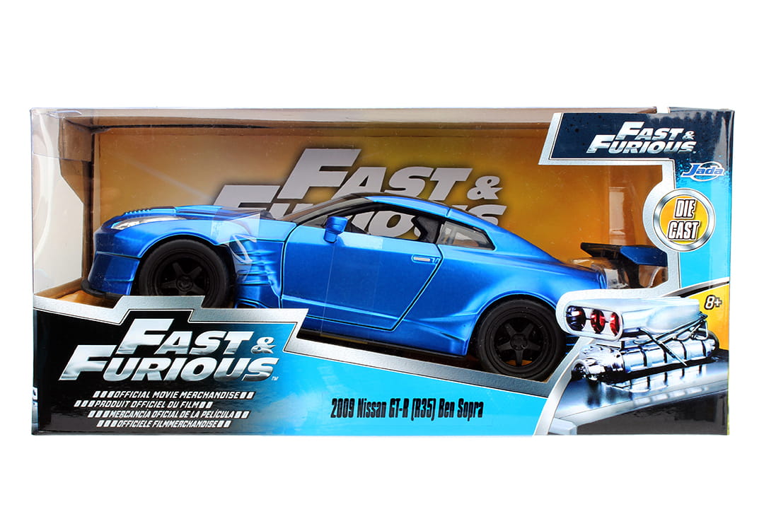 Jadatoys 1:24 Modellauto Nissan GT-R R35 Ben Sopra Fast and Furious