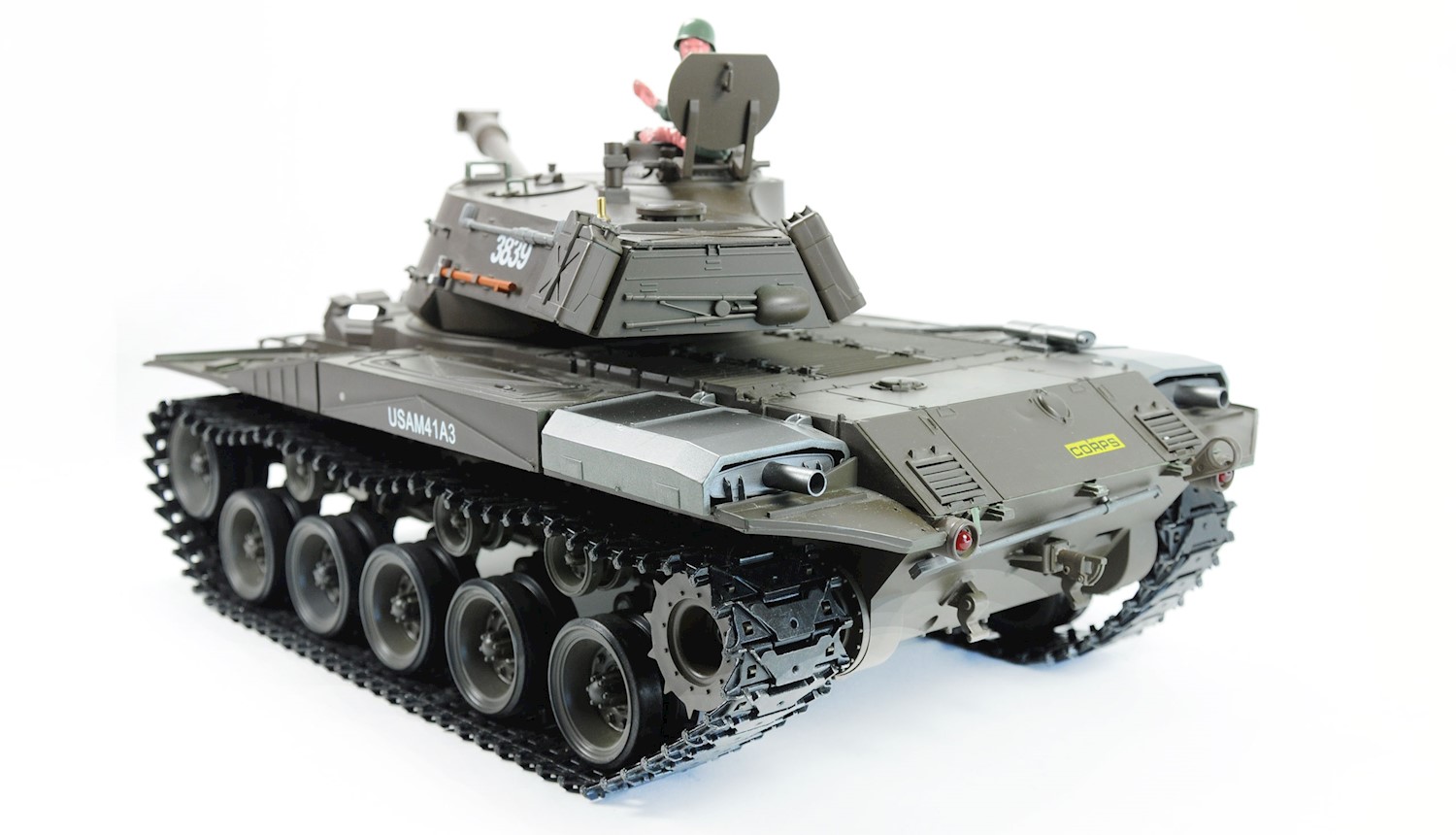 Amewi RC Panzer M41 Walker Bulldog 1_16 Standard Line mit Rauch_ Sound _ BB