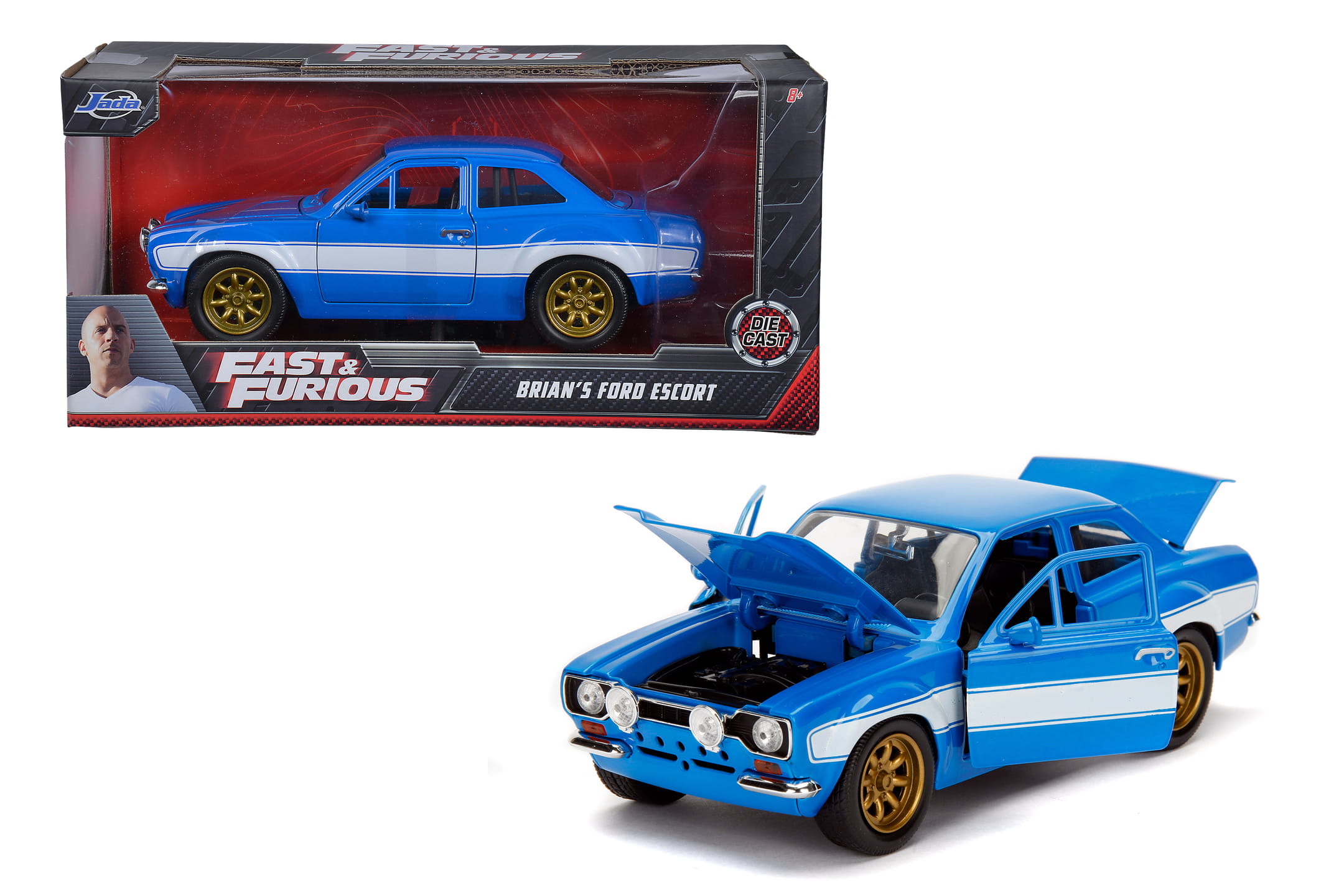 Jada Toys Fast _ Furious 1974 Ford Escort RS1600 Modellauto 1_24_