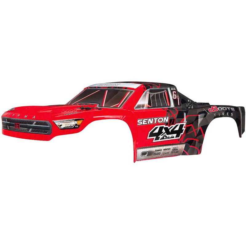 Arrma AR402251 Body Painted Decal Trim Red Senton  Mega
