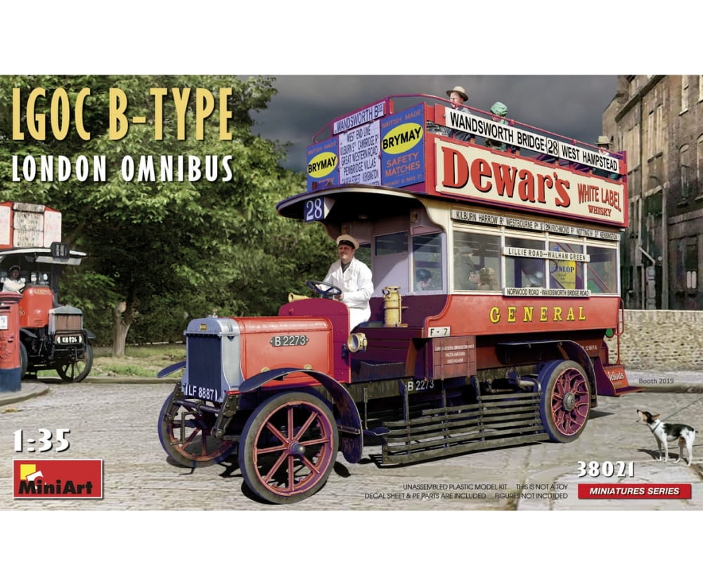MiniArt 1_35 London Omnibus LGOC Typ B Plastik Modellbau - RC-Zubehoer