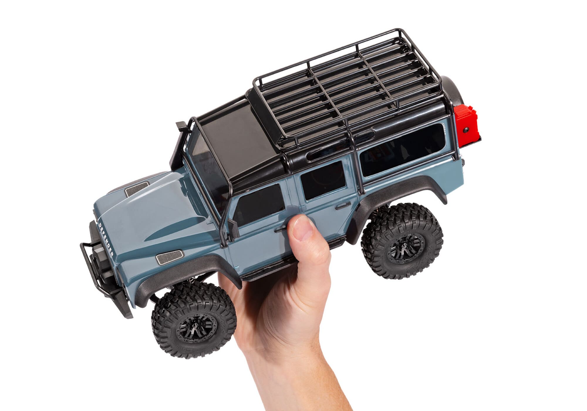Traxxas TRX-4M LR Defender 4x4 X-blau 1_18 Crawler RTR mit Akku und USB Ladegeraet_