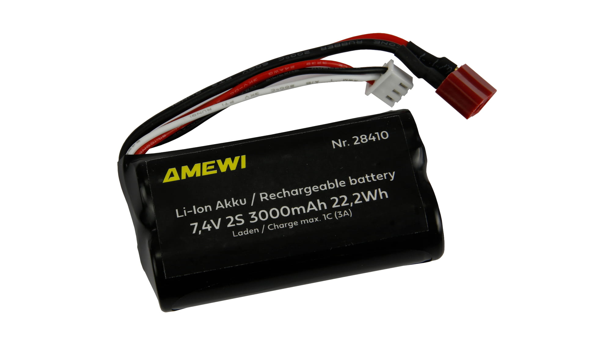 Amewi Li-Ion Akku 2S 7,4V 3000mAh T-Stecker