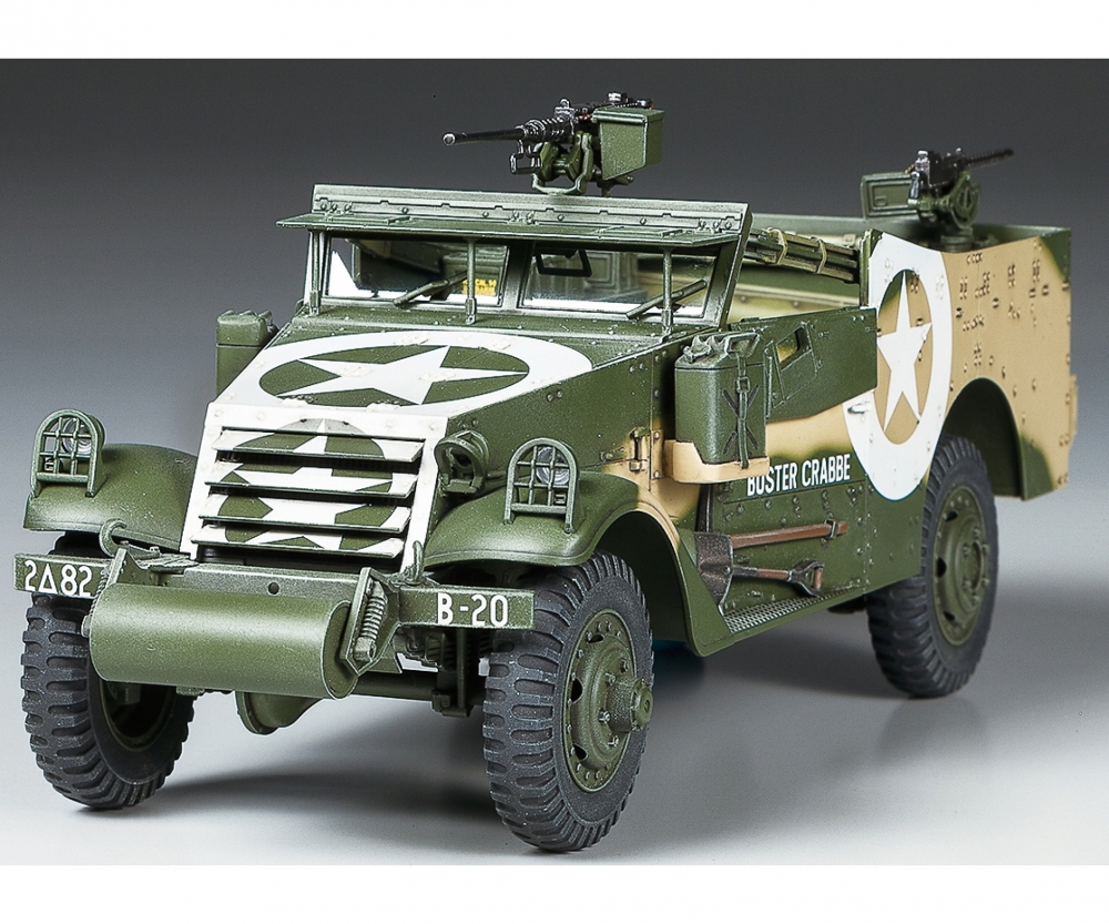Tamiya US M3A1 Scout car Spähwagen 1:35 Plastik Modellbau Militär Bausatz