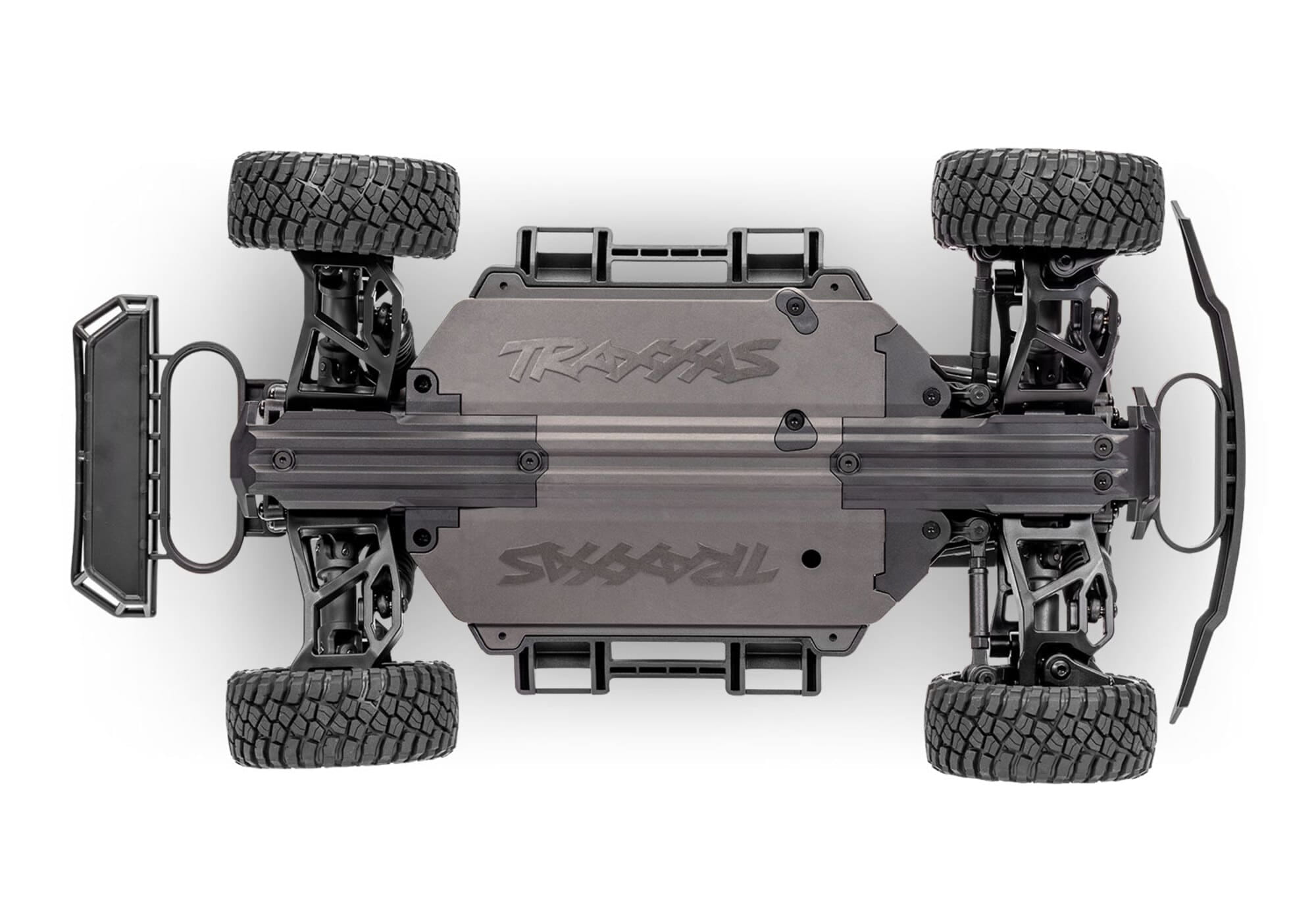 Traxxas Mini-Slash BL-2S 4x4 Gruen Short Course RC Truck mit Akku und Ladegeraet