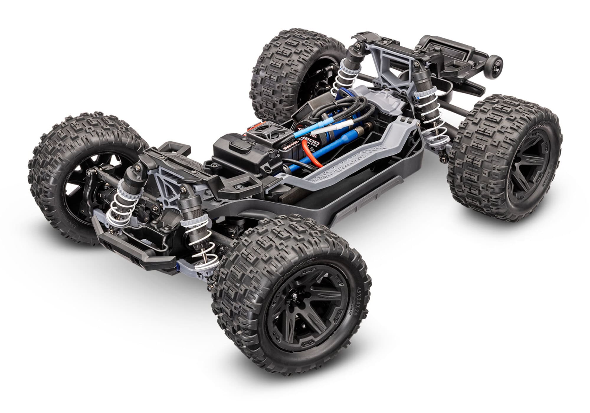 Traxxas Rustler 1_10 4X4 Brushless HD RTR Stadium Truck Schwarz