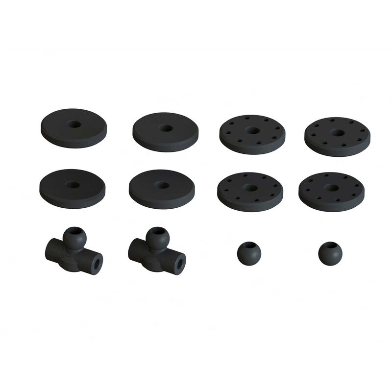 Arrma Shock Set Bore_16mm_ Length_104mm Oil_550cSt - RC-Zubehoer