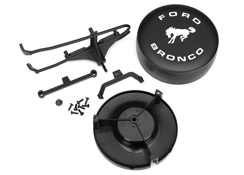 Traxxas Ersatzrad-Halter _ Mounting Bracket _ Abdeckung _ KT - RC-Zubehoer