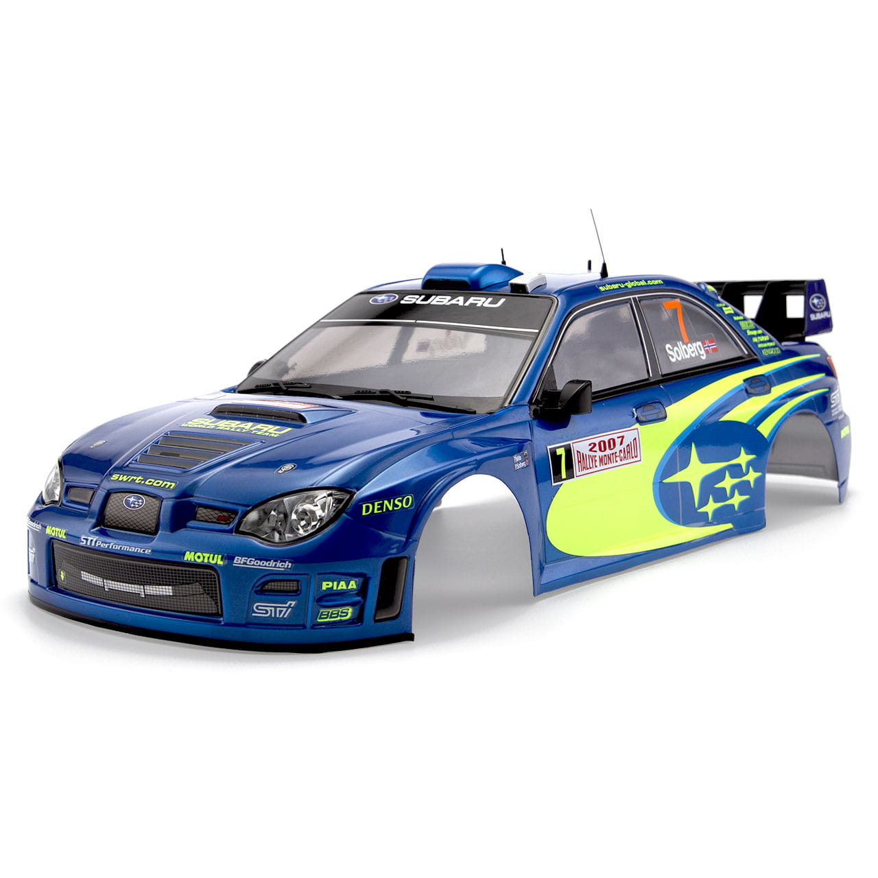 Killerbody Subaru Impreza WRC 2007 Karosserie Blau lackiert 195mm RTU Killerbody Subaru Impreza WRC 2007 Karosserie Blau lackiert 195mm RTU