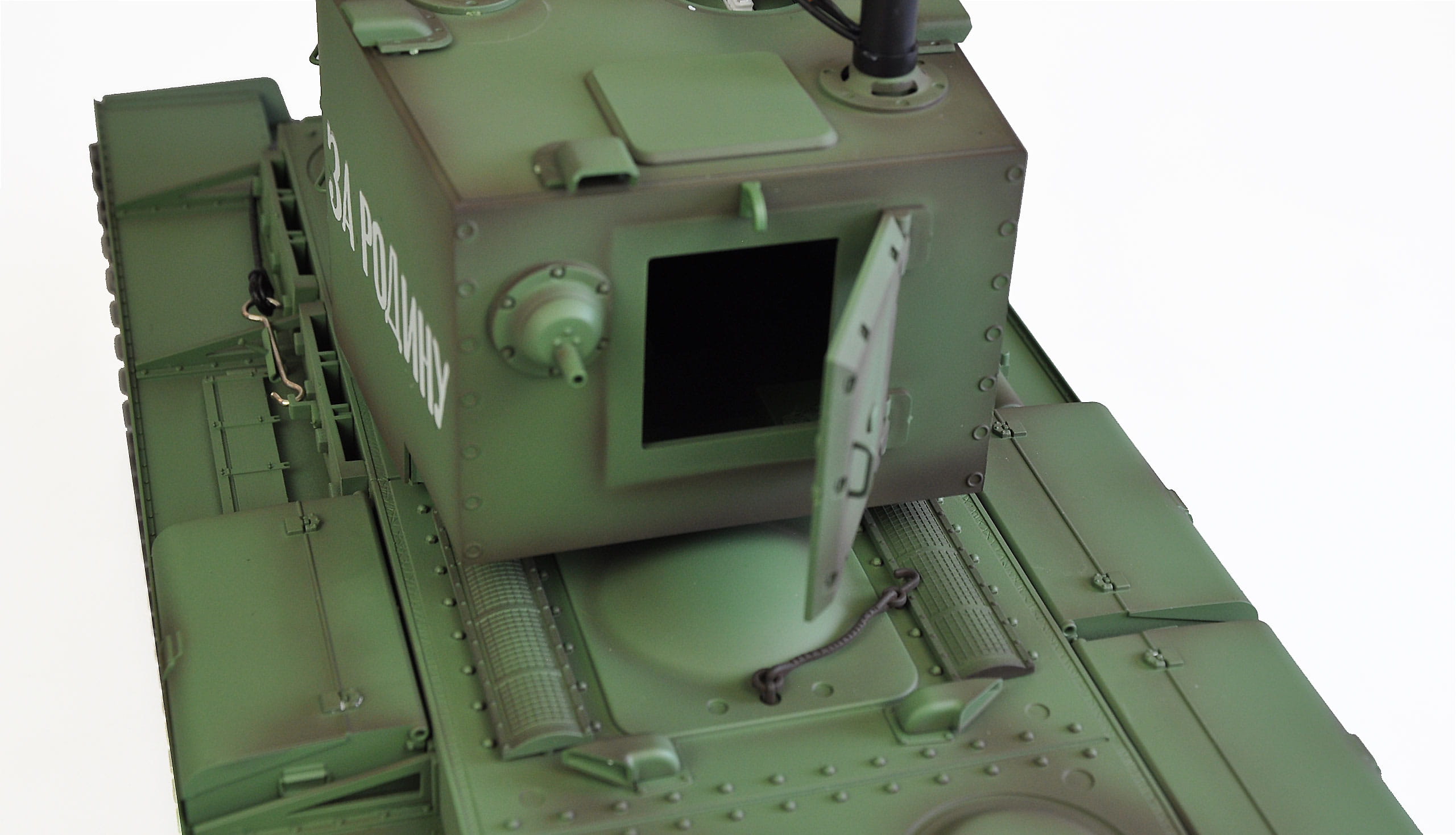 Amewi RC Panzer KV-2 1_16 RTR mit BB und IR Battle_ Metallketten_ Rauch und Sound