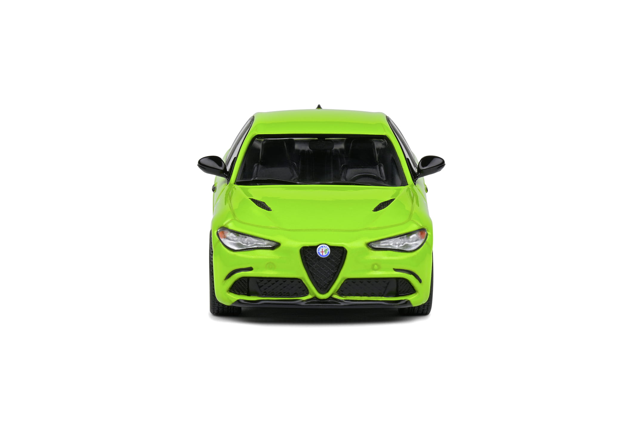 Alfa Romeo Giulia Quadrifoglio 2020 Modellauto in Acid Green 1_43 Solido
