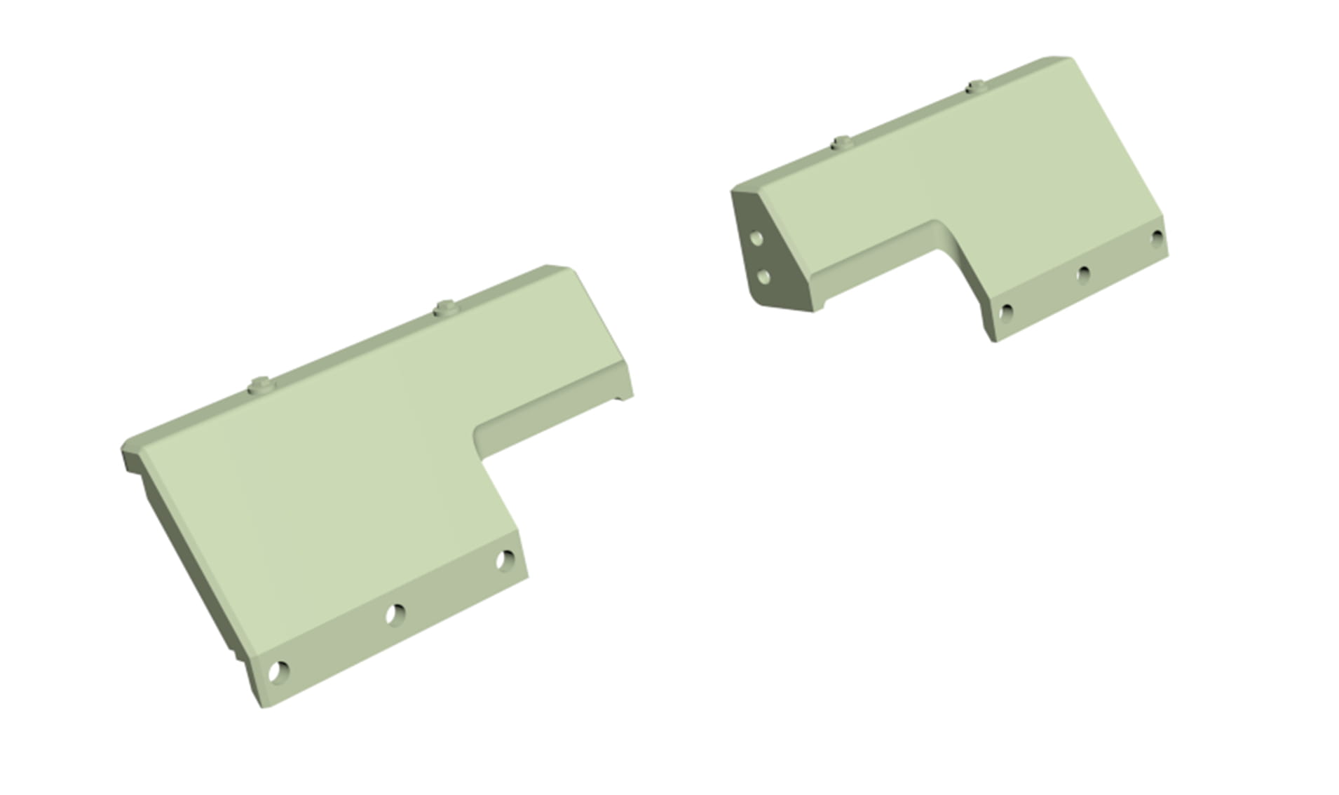 Amewi Fender links - rechts gruen fuer 8x8 Truck - RC-Zubehoer