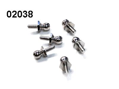 Amewi 02038 Ball head screw 6 Stueck - RC-Zubehoer