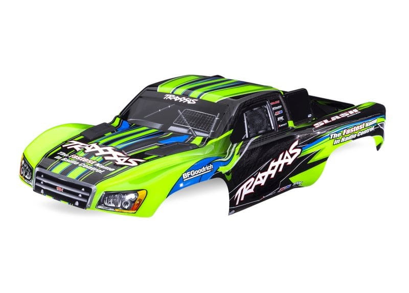 Traxxas Karosserie Slash 2WD gruen Clipless - RC-Zubehoer