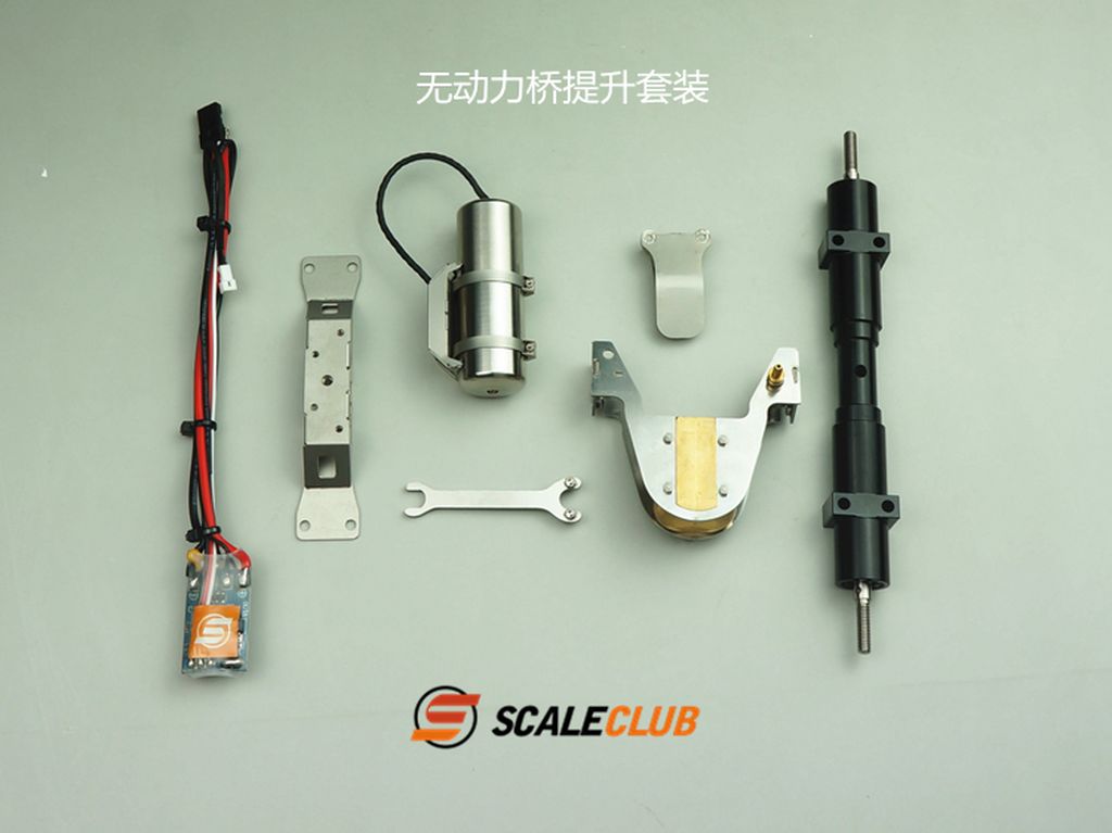 ScaleClub 1_14 Liftachse hydraulisch fuer nichtangetriebene Achse - RC-Zubehoer
