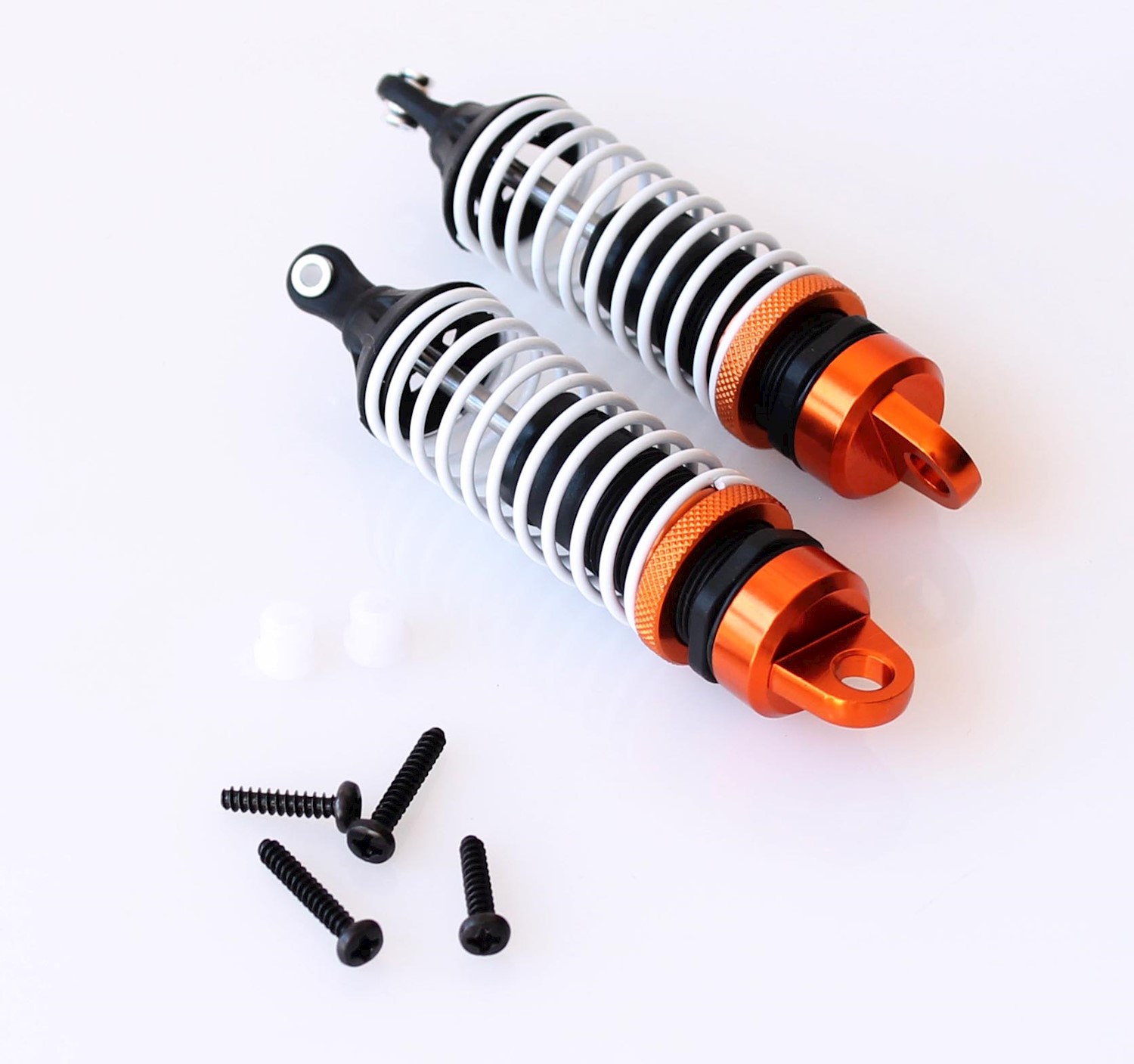 Drive _ Fly Models Stossdaempfer _2_ Alu orange - RC-Zubehoer