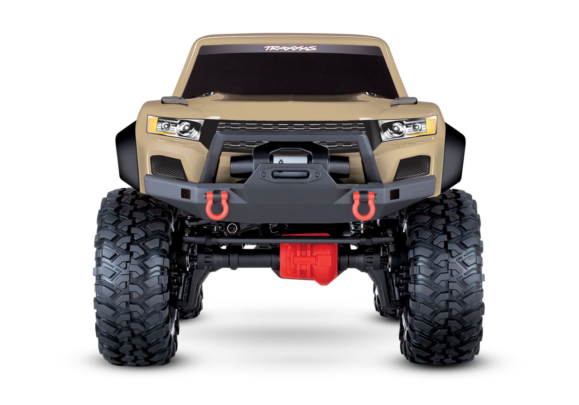 TRAXXAS TRX-4 Sport 4x4 Crawler 1_10 Tan RTR mit Portalachsen und Aluminium Stossdaempfern