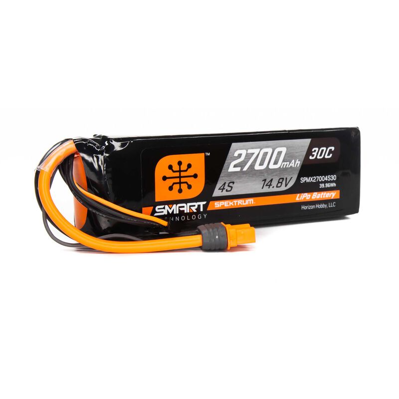 Spektrum Lipo Akku 2700mAh 4S 14.8V Smart 30C IC3
