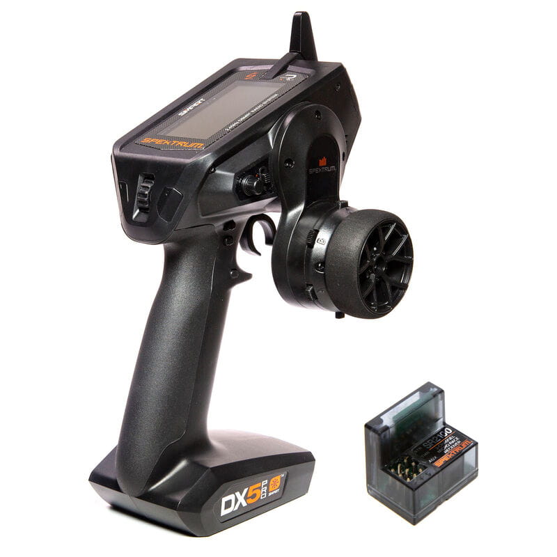 Spektrum DX5 Pro Fernsteuerung mit SR2100 Empfaenger fuer RC-Modelle_
