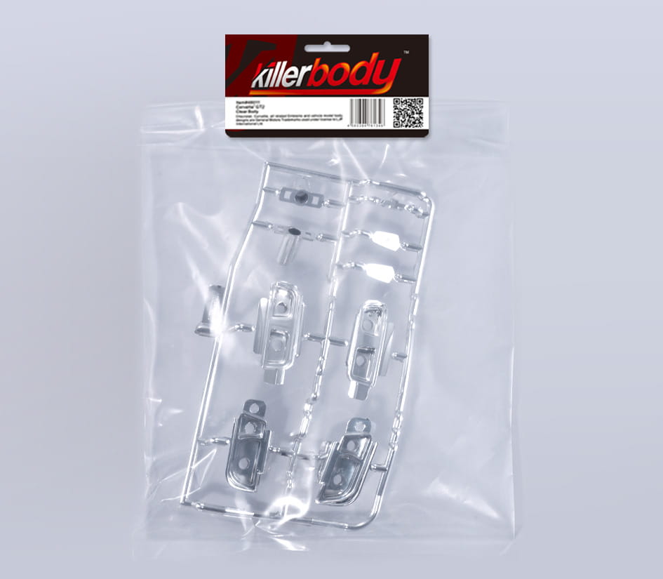 Killerbody Camaro 2011_ Chrome Anbauteile Set _Spiegel_ etc._ - RC-Zubehoer