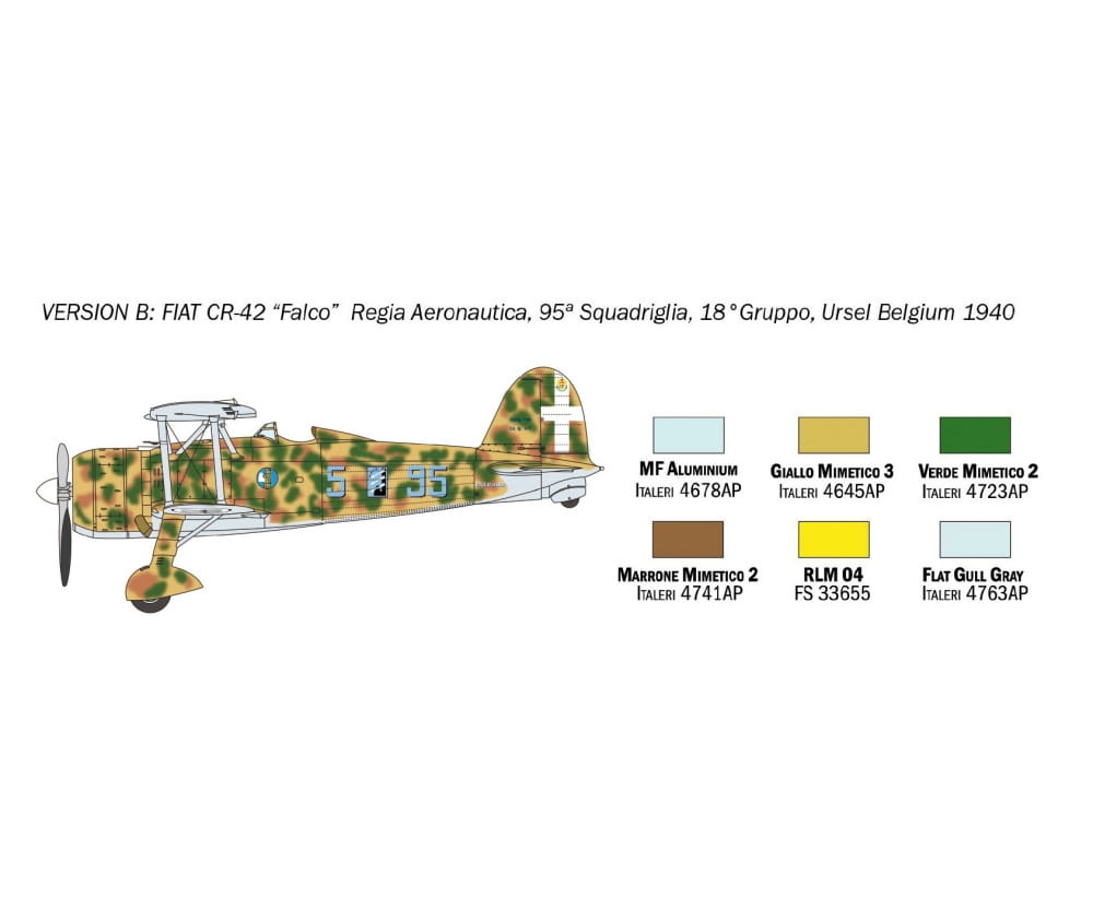 Italeri 1:72 Fiat CR.42 Falco