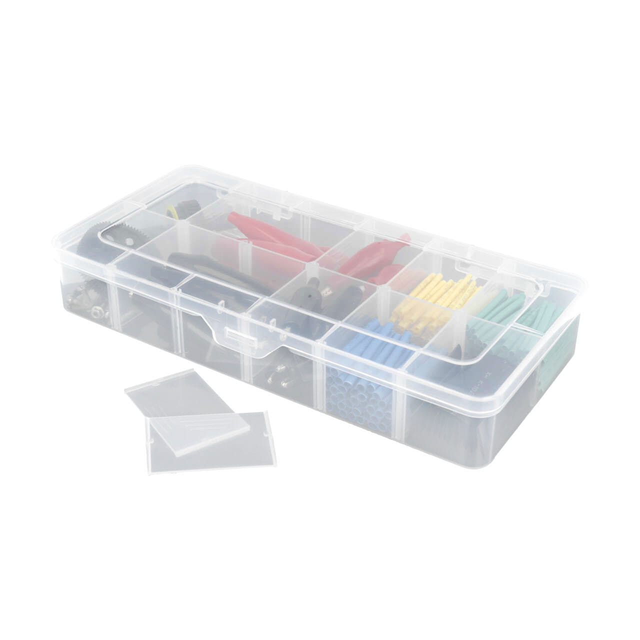 Robitronic Sortierkasten 12 Faecher variabel 260x125x43.5mm - RC-Zubehoer