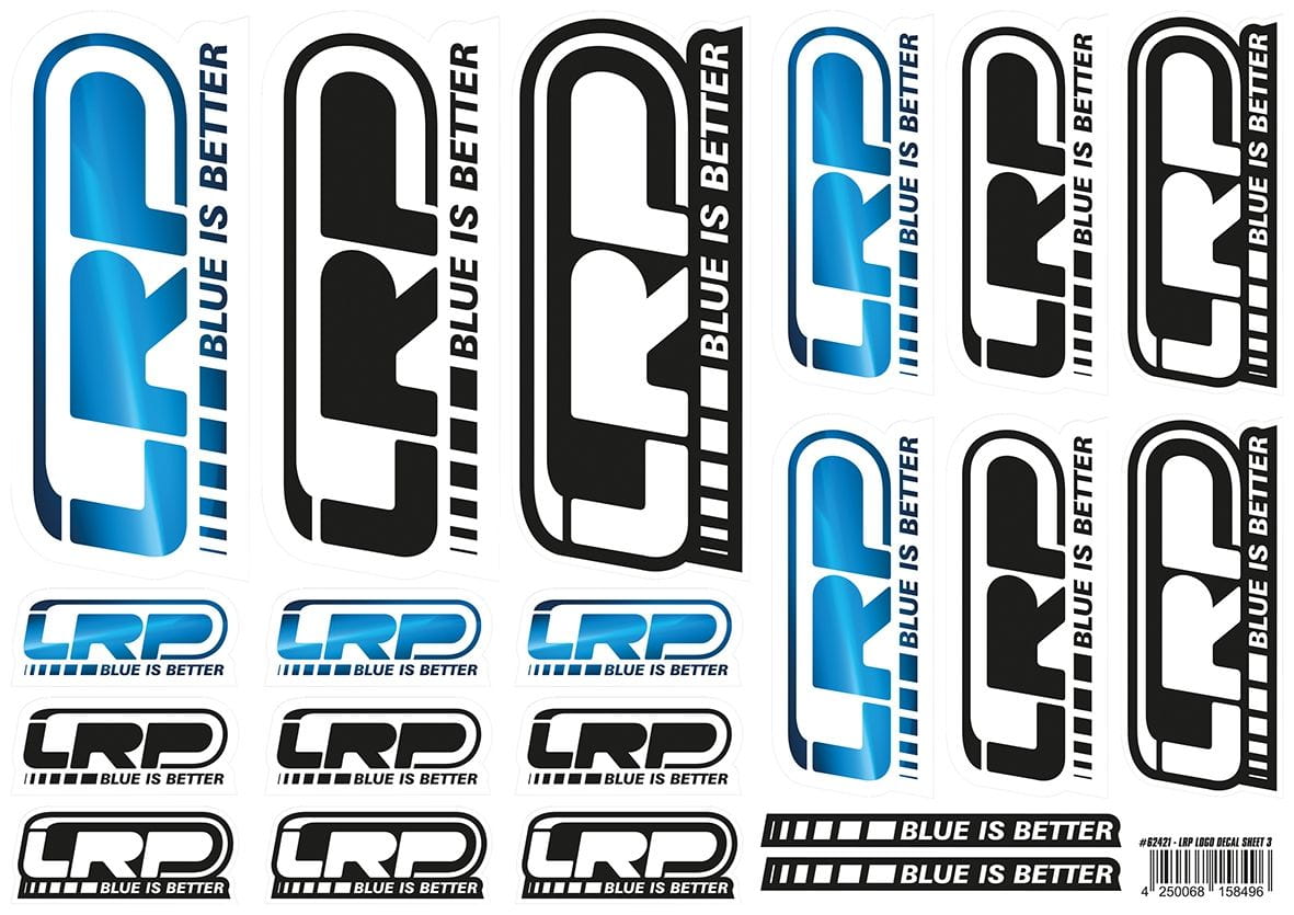 Aufkleberbogen LRP Logo DIN A3