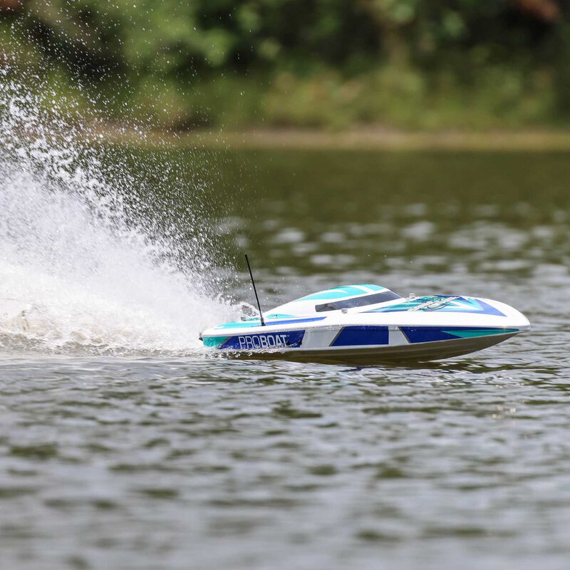 Proboat Sonicwake V2 36_ Brushless RC Boot Weiss