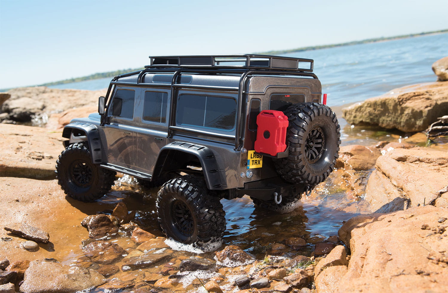 traxxas trx-4 land rover silber rtr