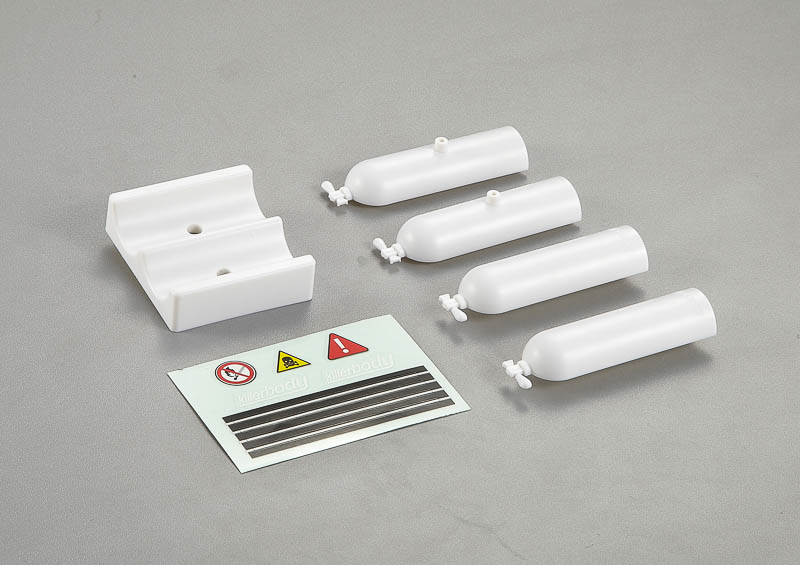 Killerbody Plastik Sauerstoff Flaschen Set - RC-Zubehoer